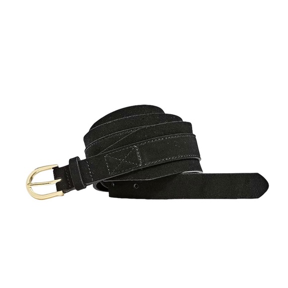 NWT J. Crew Sueded Black Belt S/M 30”-35” jcrew - Picture 5 of 7